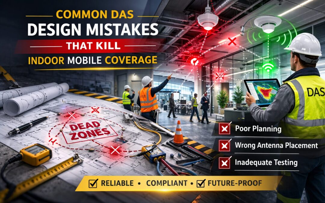 Common DAS Design Mistakes That Kill Indoor Mobile Coverage